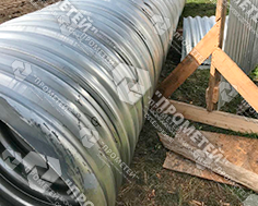 Спиральновитые гофрированные трубы 68х13